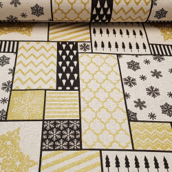 Mantelería Navidad Copos Hielo Mantelería Navidad Copos Hielo