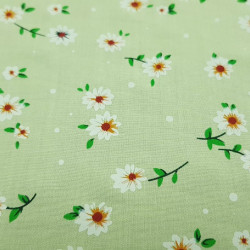 Algodón Fino Margaritas