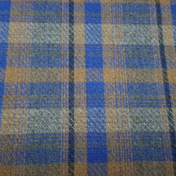 Wool Check Liverpool Blue Brown