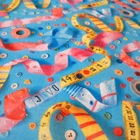 Algodón Botones Cintas Efecto 3D Algodón Botones Cintas Efecto 3D