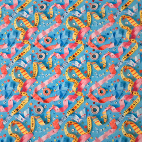 Algodón Botones Cintas Efecto 3D Algodón Botones Cintas Efecto 3D