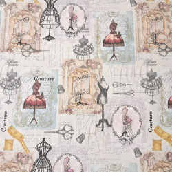 Cotton Vintage Sewing Mannequins