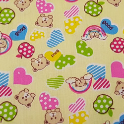 Cotton Bears and Hearts