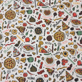 Algodón Pizza Pasta Italiana