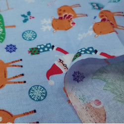 Algodón Navidad Noel Autocaravana