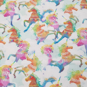Cotton Unicorns Multicolor