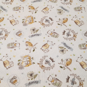 Algodón Abejas y Ositos Algodón Abejas y Ositos