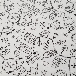 Algodón Colorear Ciudad Algodón Colorear Ciudad