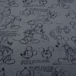 Algodón Disney Mickey Sketch Algodón Disney Mickey Sketch
