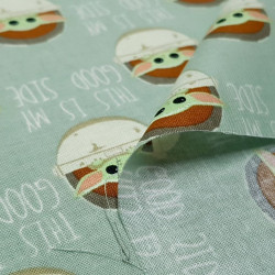 Algodón Star Wars The Mandalorian Good Side