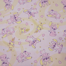 Cotton Disney Stitch Angel Hearts Cotton Disney Stitch Angel Hearts