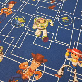 Algodón Disney Toy Story Azul