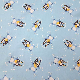 Algodón Bluey Nadando