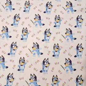 Algodón Bluey Pintando