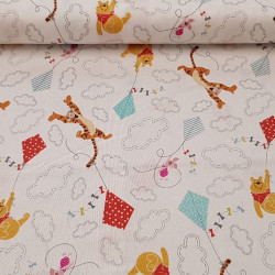 Algodón Disney Winnie Cometas