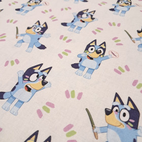 Algodón Bluey Pintando