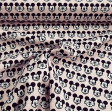 Cotton Disney Mickey Faces Pink fabric - Disney licensed cotton fabric with drawings of Mickey's faces making faces on a light pink background. The fabric is 110cm wide and its composition is 100% cotton.