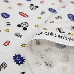 Cotton Disney Mickey Hey White Cotton Disney Mickey Hey White