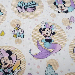 Algodón Disney Minnie Sirenita