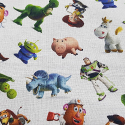 Cotton Disney Toy Story Characters