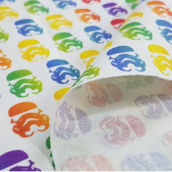 Algodón Star Wars Rainbow Cascos Imperiales Algodón Star Wars Rainbow Cascos Imperiales