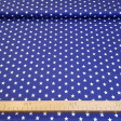 Tela Algodón Estrellas Medianas - Tela de popelín algodón con dibujos de estrellas medianas sobre varios fondos a elegir. La tela mide 150cm de ancho y su composición 100% algodón.