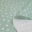 Tela Algodón Estrellas Lys - Tela de popelín algodón orgánico con dibujos de estrellas en varios colores y fondos a elegir. La tela mide 150cm de ancho y su composición 100% algodón.