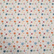 Cotton Multicolored Stars Illusion fabric Cotton Multicolored Stars Illusion fabric - Cotton poplin fabric with multicolored star patterns in a gradient effect on a white background. The fabric is 150 cm wide and is made of 100% cotton.