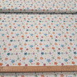 Cotton Multicolored Stars Illusion fabric Cotton Multicolored Stars Illusion fabric - Cotton poplin fabric with multicolored star patterns in a gradient effect on a white background. The fabric is 150 cm wide and is made of 100% cotton.