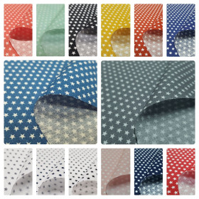 Cotton Tiny Stars Poppy Cotton Tiny Stars Poppy