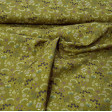 Tela Algodón Otoño Flores - Tela de algodón orgánico con dibujos de flores con colores que nos recuerdan al otoño. La tela mide 150cm de ancho y su composición 100% algodón.
