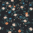 Cotton Roses Isabel fabric - Cotton fabric with drawings of roses on a maroon or black background to choose from. The fabric measures 140cm wide and its composition is 100% cotton.