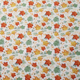 Algodón Hojas Otoño Algodón Hojas Otoño