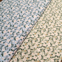 Algodón Flores Blancas Atma