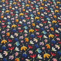 Cotton Flowers Etnia Blue Cotton Flowers Etnia Blue