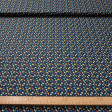 Cotton Flowers Etnia Blue fabric Cotton Flowers Etnia Blue fabric - Cotton poplin fabric with drawings of various colored flowers on a blue background. The fabric measures 150cm wide and is 100% cotton.