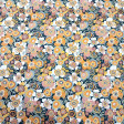 Cotton Abstract Floral Flash fabric Cotton Abstract Floral Flash fabric - 100% organic cotton poplin-type fabric with flower drawings of many colors and types. Ocher colors predominate, going through green, white and yellow. This fabric is ideal for clothing and decorations, accessories, Pa