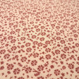 Cotton Flowers Garnet fabric