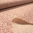 Cotton Flowers Garnet fabric