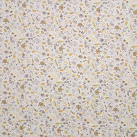 Cotton Flowers Birds Hearts Cotton Flowers Birds Hearts