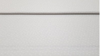 Tela Algodón Corazones Blancos y Grises - Tela de algodón con dibujos de corazones pequeños blancos y grises formando una trama. La tela mide 150cm de ancho y su composición 100% algodón.