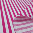 Striped Cotton fabric - Cotton fabric with stripes of approximately 5mm. The fabric is 150cm wide and its composition is 100% cotton.