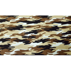 Algodón Camuflaje Trama Pequeña