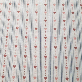 Cotton Hearts Borders