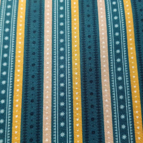 Cotton Stripes Colours Border