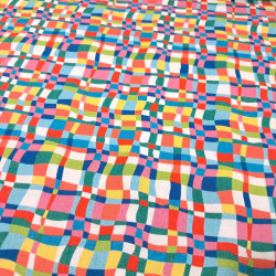 Algodón Rayas Psicodélicas Ziggy