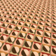 Cotton Shapes Semicircles Geometric fabric - Cotton poplin fabric with semicircle designs in a repeating geometric pattern. This fabric is ideal for combining with other fabrics in the same colors. The fabric is 150 cm wide and is made of 100% cotton.