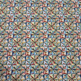 Cotton Mosaic Ornamental Geometric