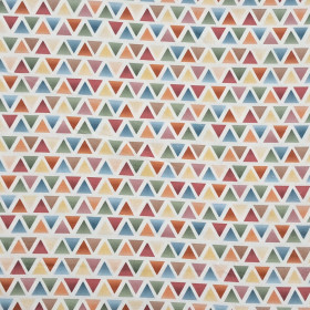 Algodón Triángulos Colores Ilusion