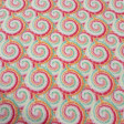 Algodón Espirales Multicolor Tie-Dye - Añade una explosión de color y energía a tus proyectos de costura con nuestra tela de popelín de algodón 100%. Este tejido destaca por su hipnótico estampado de espirales infinit